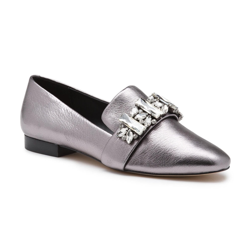 🌟HP🌟 Karl Lagerfeld Metallic Leather Loafers